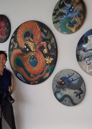 “Denyar Renjana”, Pameran Lima Seniman Perempuan Indonesia di Santrian Art Gallery Sanur