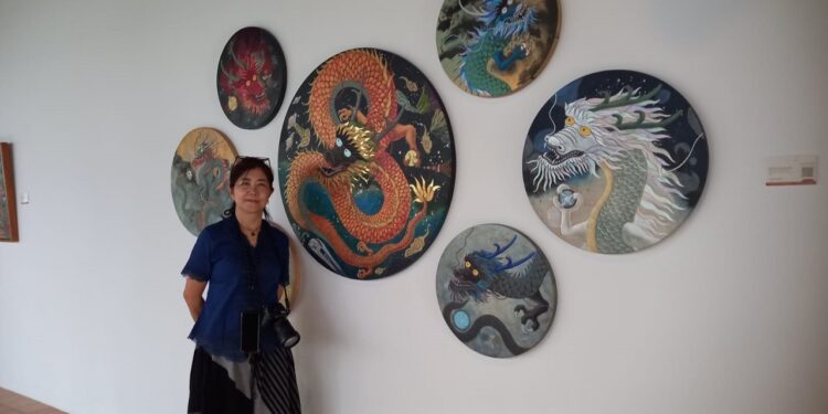 “Denyar Renjana”, Pameran Lima Seniman Perempuan Indonesia di Santrian Art Gallery Sanur