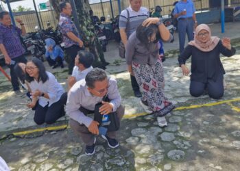 Betapa Humanis Simulasi Bencana di SLB ABCD Tunas Kasih Donoharjo Kapanewon Sleman DIY