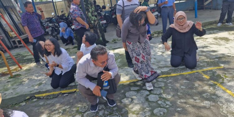 Betapa Humanis Simulasi Bencana di SLB ABCD Tunas Kasih Donoharjo Kapanewon Sleman DIY