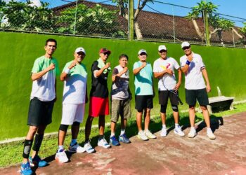 Bimo Seno dan Dolog Gelar Pertandingan Tenis Lapangan di Denpasar