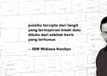 Puisi-puisi IBW Widiasa Keniten | Cerita Seorang Penjual Endek