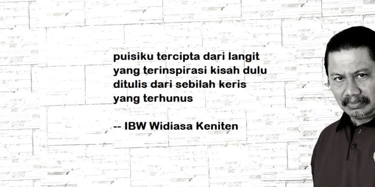 Puisi-puisi IBW Widiasa Keniten | Cerita Seorang Penjual Endek