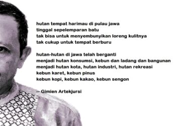 Puisi-puisi Gimien Artekjursi | Tentang Harimau Jawa
