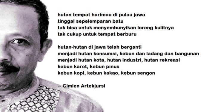 Puisi-puisi Gimien Artekjursi | Tentang Harimau Jawa