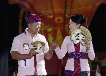 Kreasi Kain Perca pada Lomba Fashion Desain Tenun Buleleng Bertajuk “Ethno Glam” di Buleleng Festival 2025