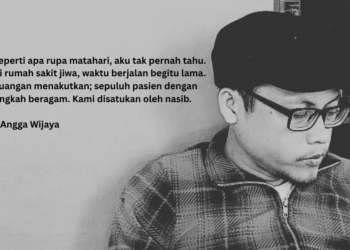 Tiga Sajak Angga Wijaya | Selasar Waktu, Ruang Abimanyu, Sajak Kiri untuk Sahabat