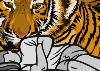 Berdialog dengan Harimau | Cerpen Depri Ajopan