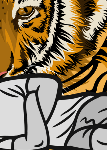 Berdialog dengan Harimau | Cerpen Depri Ajopan