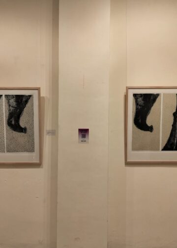 Tampakan Buda Kecapi dari Tiga Seniman dalam Pameran Seni Rupa di Singaraja Literary Festival 2025