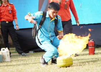 Lawan Gas Bocor Wajan Dilalap Api dengan Tenang — Cerita dari Pelatihan dan Simulasi Kebakaran di Bulfest 2025