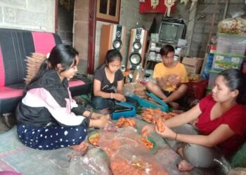 Bangkit dari Pandemi, Satu Keluarga  di Tamblingan Hingga Kini Bertahan Hidup Bersama Camilan