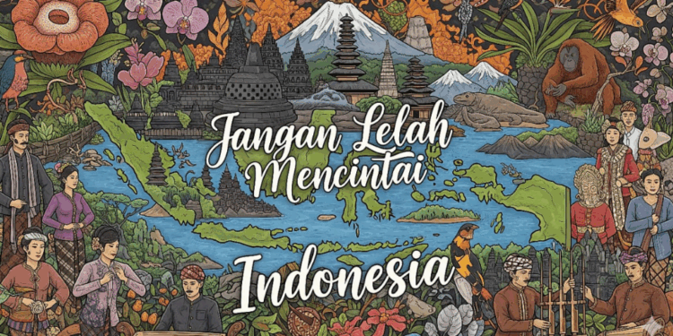 Jangan Lelah Mencintai Indonesia