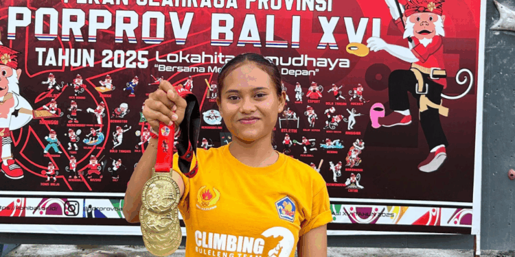 Awalnya Panjat Tebing Diajak Teman, Kini Made Maylia Sumbang Lima Emas untuk Buleleng di Porprov Bali 2025