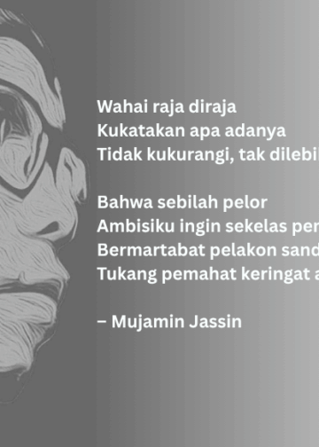 Puisi-puisi Mujamin Jassin | Aku Sebilah Pelor
