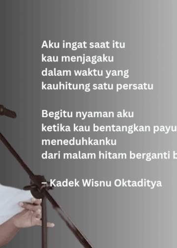 Puisi-puisi Kadek Wisnu Oktaditya | Untuk Seorang Dalam Jeritannya