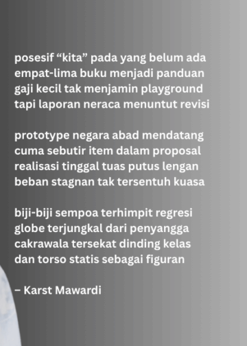 Puisi-puisi Karst Mawardi | Apologi