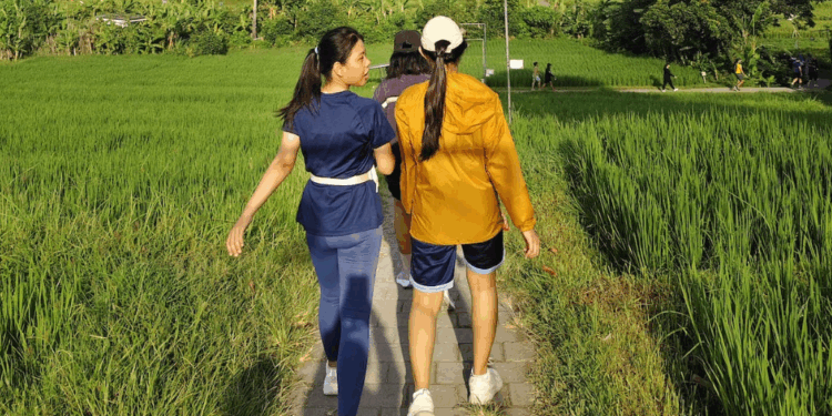 Menjelajahi Subak Sembung: Serunya Jogging di Tengah Sawah Denpasar