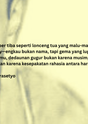 Puisi-puisi Vito Prasetyo | Cermin Bulan November