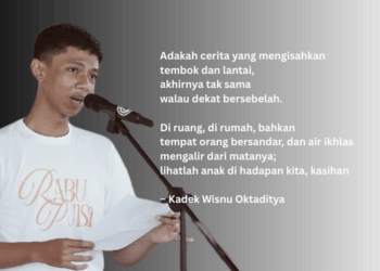 Puisi-puisi Kadek Wisnu Oktaditya | Kisah Tembok dan Lantai