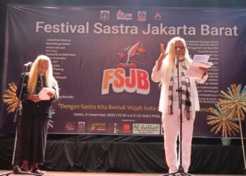 Duet Maut: Bicara dengan Kata, Tubuh, dan Jiwa Antara Bambang Oeban & Imam Ma’arif di Festival Sastra Jakarta Barat 2025