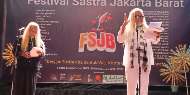 Duet Maut: Bicara dengan Kata, Tubuh, dan Jiwa Antara Bambang Oeban & Imam Ma’arif di Festival Sastra Jakarta Barat 2025