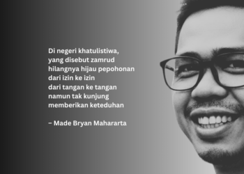 Puisi-puisi Made Bryan Mahararta  |  Bencana Ekologis