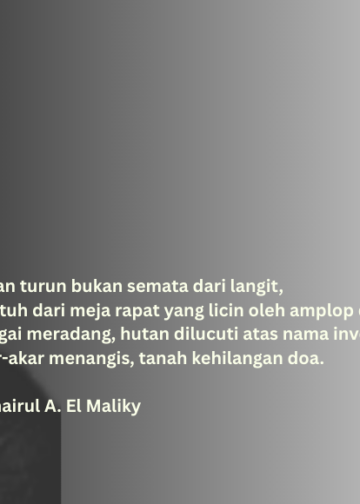 Puisi-puisi Khairul A. El Maliky untuk Para Korban Banjir Sumatera