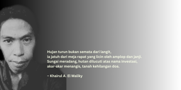 Puisi-puisi Khairul A. El Maliky untuk Para Korban Banjir Sumatera