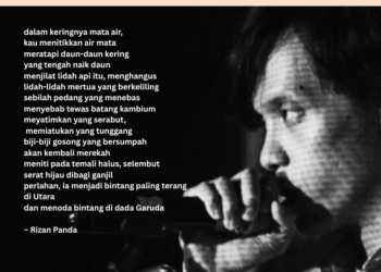Puisi-puisi Rizan Panda | Air Mata Api