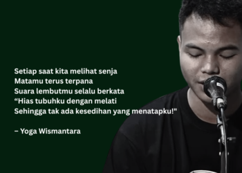 Puisi-puisi Yoga Wismantara | Selamat jalan, senja akan turun