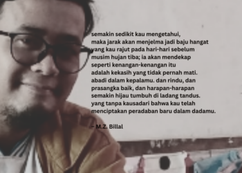 Puisi-puisi M.Z. Billal  |  Merajut Jarak