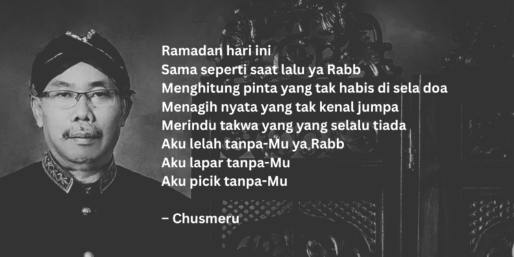 Puisi-Puisi Chusmeru | Aku Tanpa-Mu