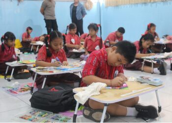 Tangan-Tangan Kecil, Semangat Besar: Ketika Lomba Mewarnai Membuka Perayaan HUT ke-17 Kesbam