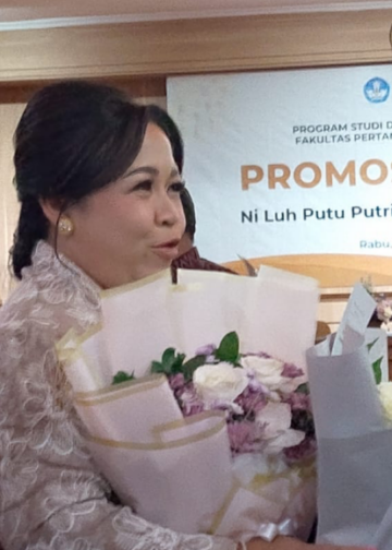 Promosi Doktor Ni Luh Putu Putri Setianingsih: Strategi Teknologi dalam Menjaga Stabilitas Senyawa Bioaktif Kulit Jeruk Siam Kintamani