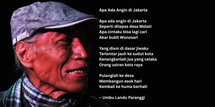 Umbu Landu Paranggi Datang dalam Mimpi: ‘Kembali ke Huma’