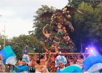 Dari Senja di Kawasan Catur Muka, 16 Ogoh-Ogoh Terbaik Denpasar Buka ‘Kasanga Festival 2026’