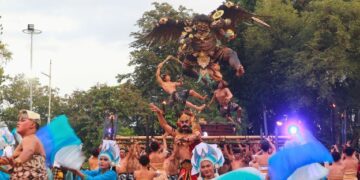 Dari Senja di Kawasan Catur Muka, 16 Ogoh-Ogoh Terbaik Denpasar Buka ‘Kasanga Festival 2026’