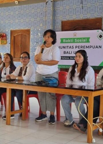 Pascabencana Banjir Bandang, Komunitas Perempuan Bali Utara Lakukan Bakti Sosial di Dusun Alas Arum, Seririt