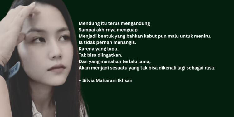 Puisi-puisi Silvia Maharani Ikhsan | Zarifium, Mencintaimu, Klise