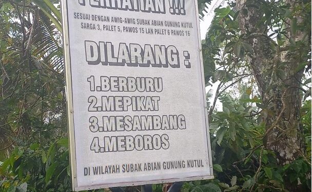 Larangan ‘Maboros’, ‘Mapikat’, dan ‘Masambang’ di Wilayah Subak Abian Gunung Kutul, Desa Pucaksari, Buleleng: Bentuk Perlindungan Satwa