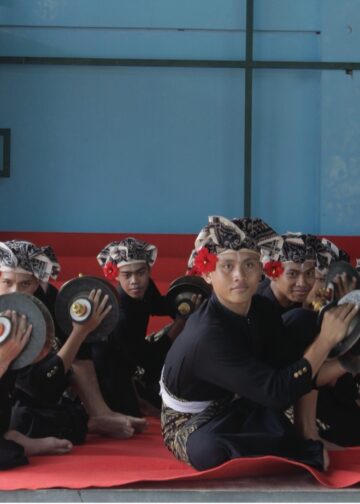 Pasukan Taruna Menjelma Jadi Pasukan Penabuh dalam Lomba Baleganjur Ngarap SMA/SMK Se-Buleleng HUT ke-3 Pro Yowana Buleleng