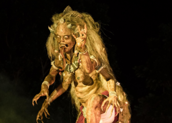 Rekayasa dan Realita di Balik Karya Ogoh-Ogoh ‘Nyi Rimbit’ Yowana Dharma Sentana, Yangapi, Bangli