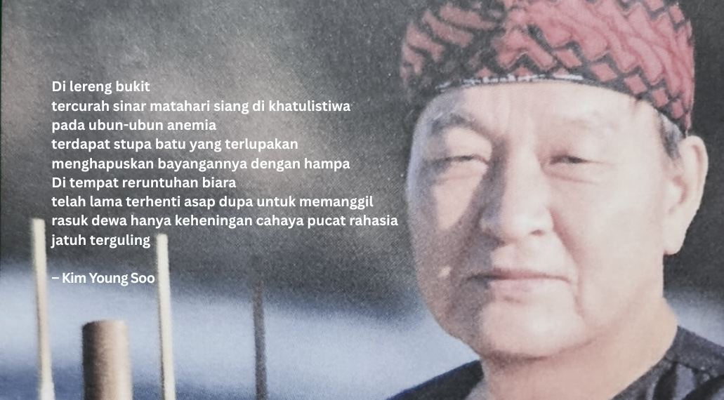 Puisi-puisi Kim Young Soo | Di Candi Gedong Songo