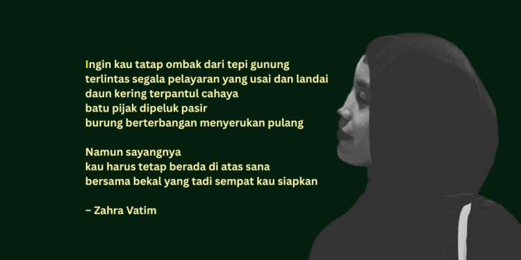 Puisi-puisi Zahra Vatim | Perahu Kata