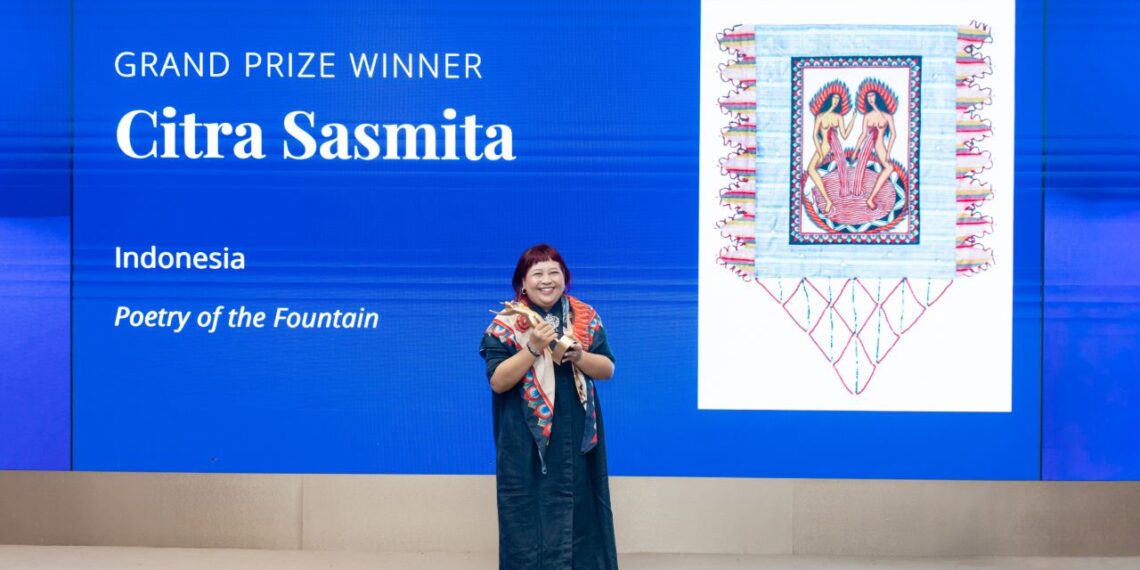 Citra Sasmita, Seniman Indonesia Pertama Meraih Grand Prize Pada Ajang  Kompetisi Sovereign Art Prize 2026