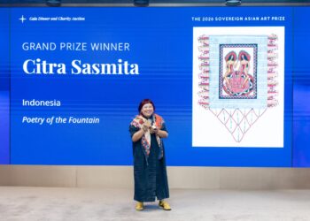 Citra Sasmita, Seniman Indonesia Pertama Meraih Grand Prize Pada Ajang  Kompetisi Sovereign Art Prize 2026