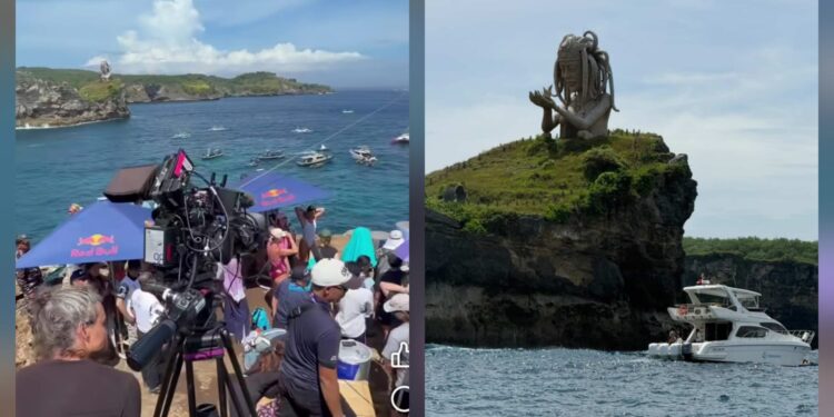 The Octopus Queen di Kawasan Broken Beach Nusa Penida, Jadi Magnet Even Internasional
