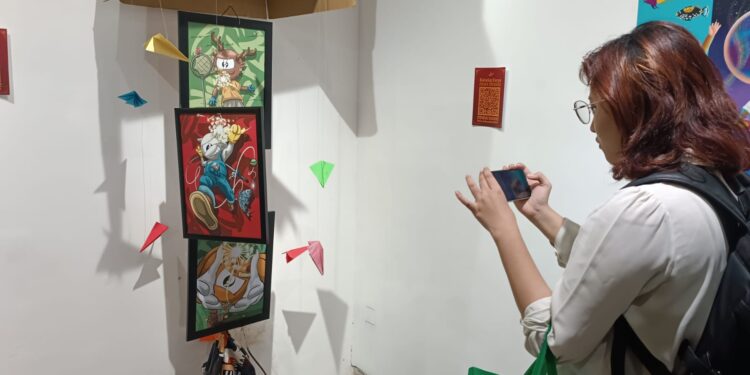 Pameran ‘Arka Umbara’ di TAT Art Space, Hasil Dari Perjalanan 14 Seniman Jongsarad Bali
