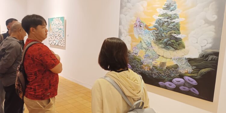 Empat Perupa Bali Pamerkan ‘Vernal Artistic’ di Santrian Art Gallery: Pemaknaan atas Musim Semi